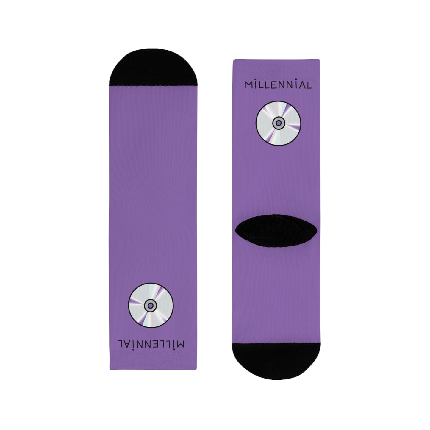 Millennial Socks in Purple