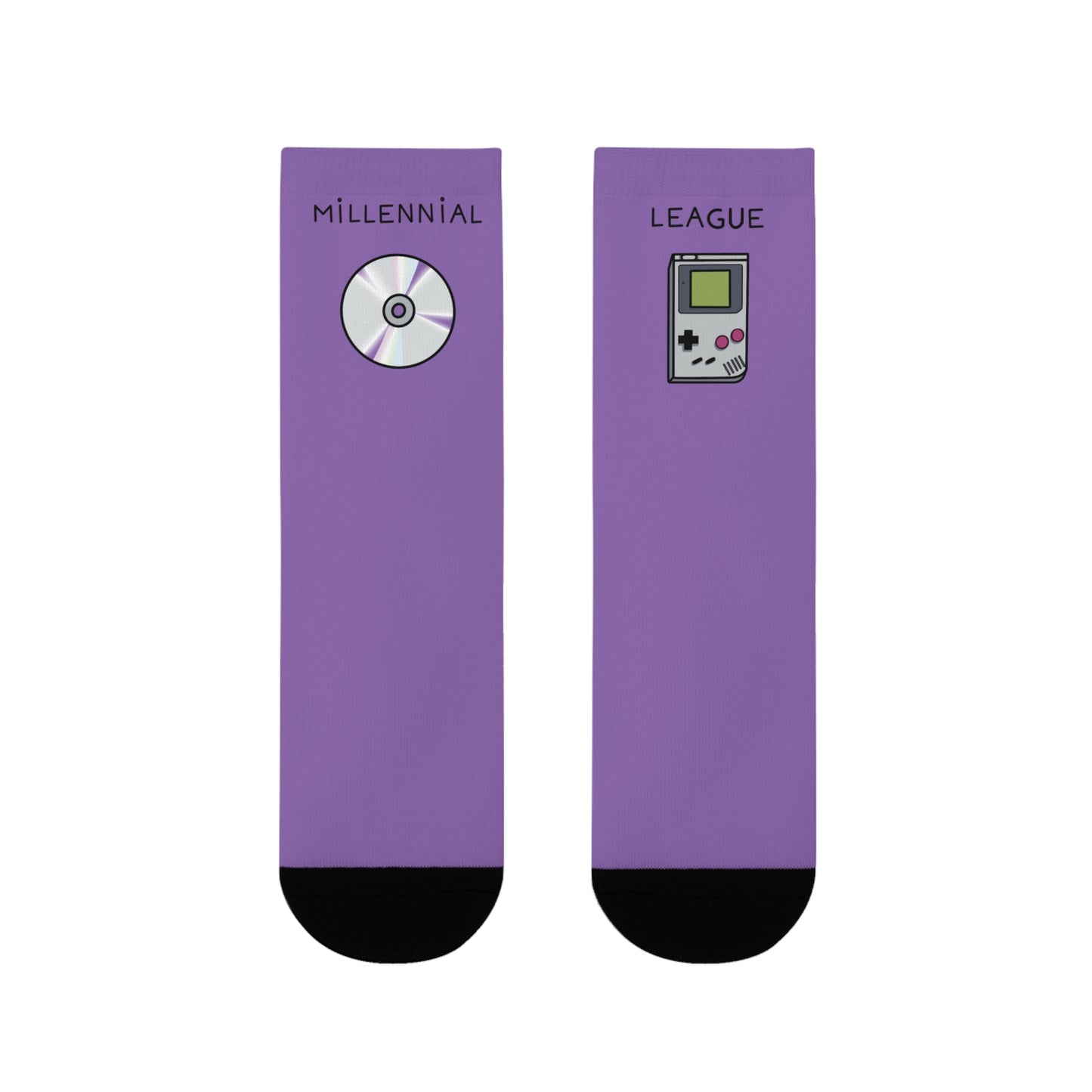 Millennial Socks in Purple