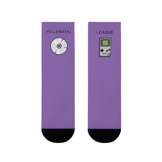 Millennial Socks in Purple