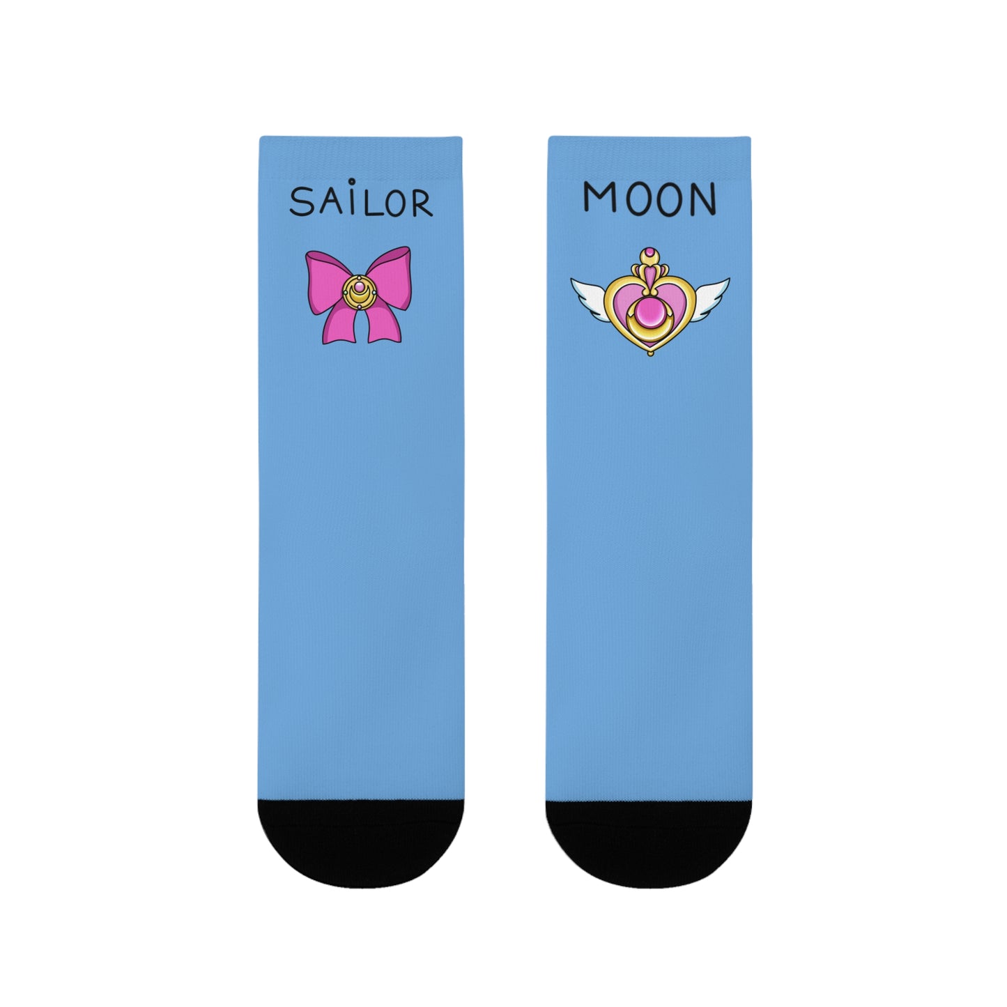 Sailor Moon Socks in Light Blue