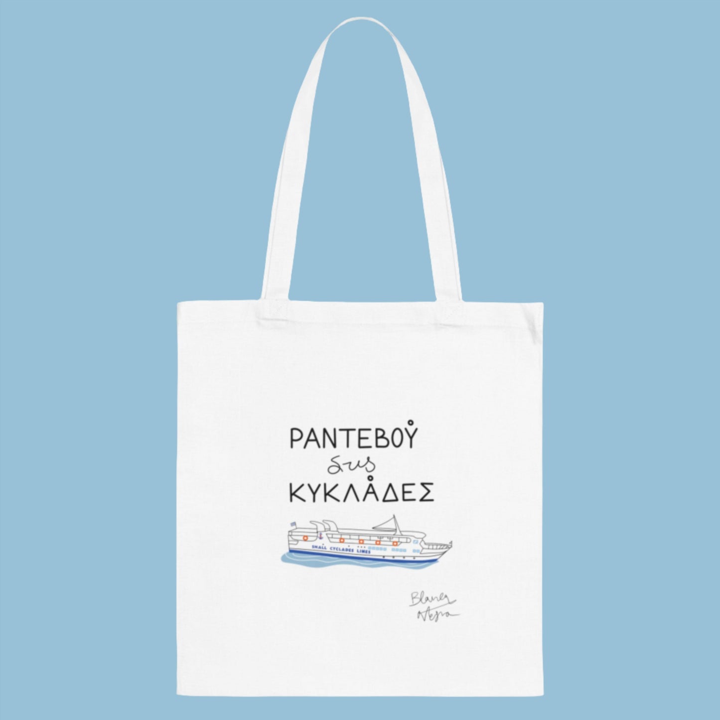 Cyclades Tote Bag